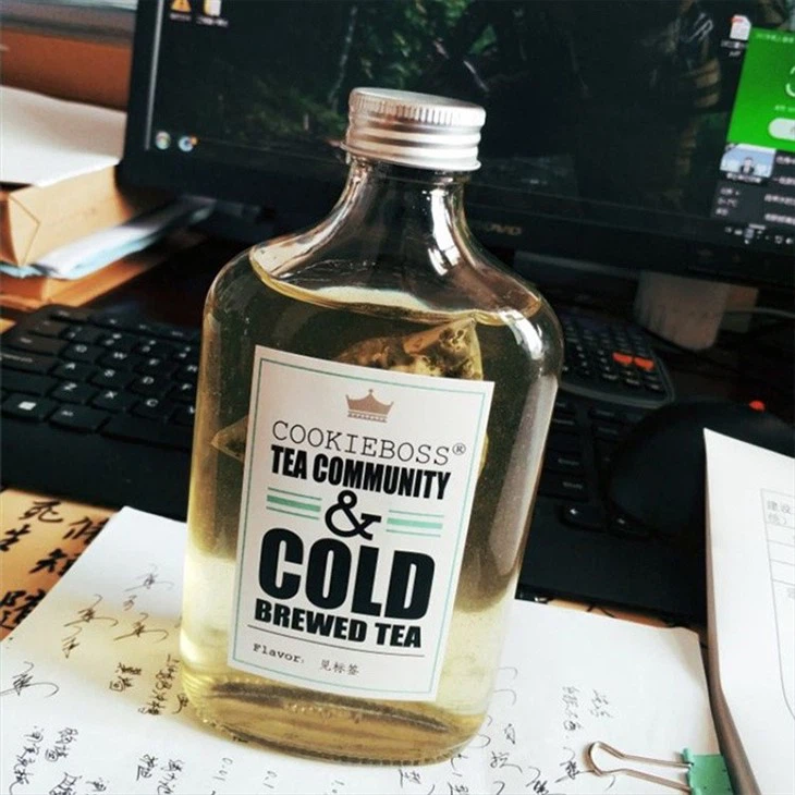 250ml glass juice bottles with lids